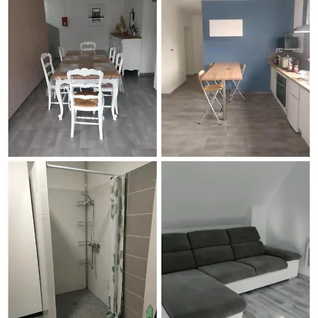 Longere Cosy Parking Prive Cuisine Nocleg ze śniadaniem Viry-Noureuil