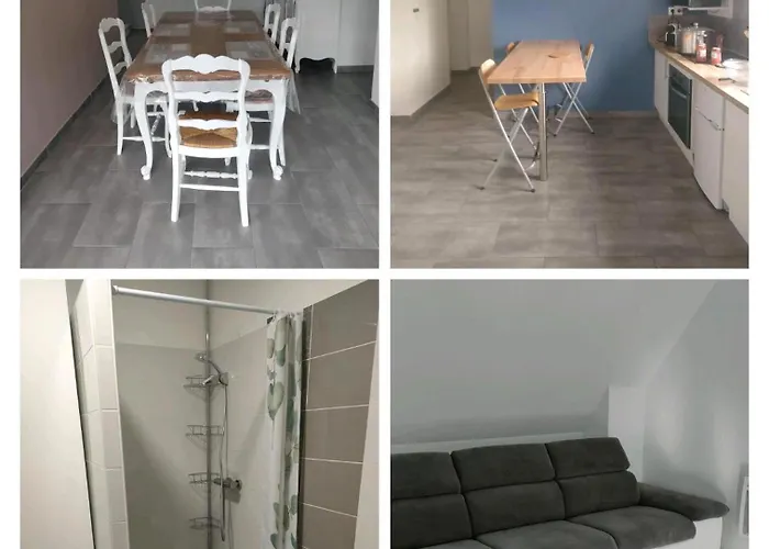 Longere Cosy Parking Prive Cuisine Nocleg ze śniadaniem Viry-Noureuil